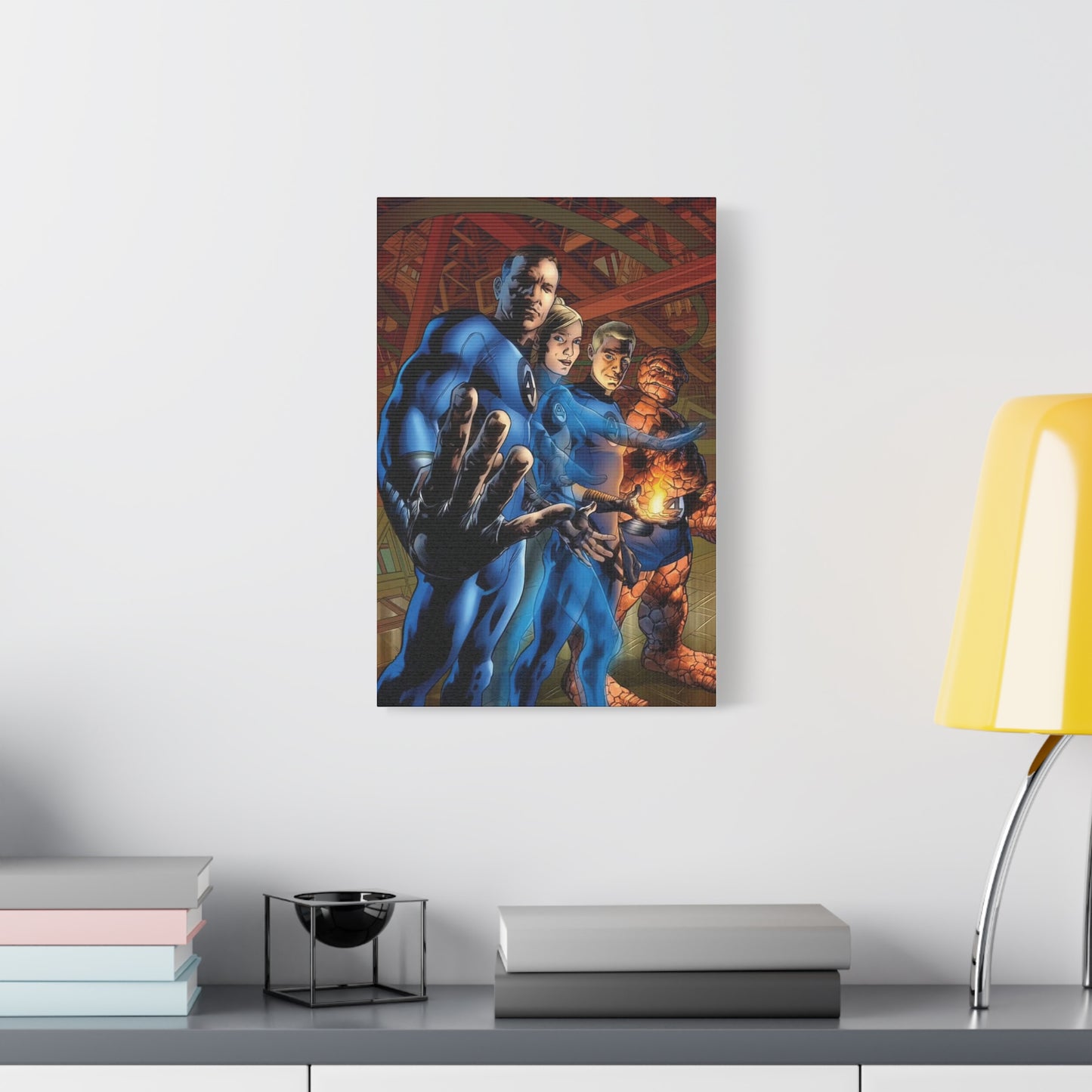 Superhero Art Canvas Print