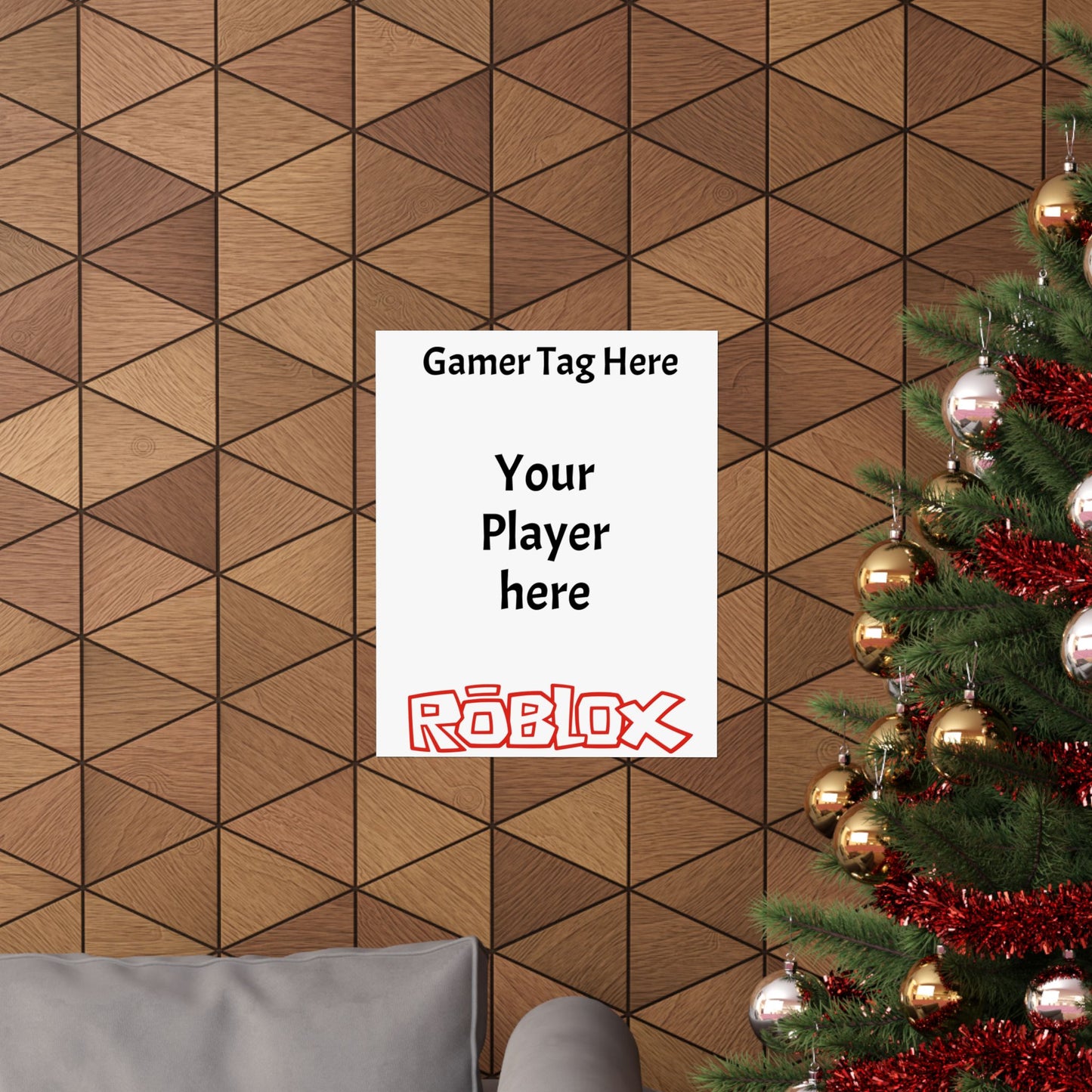 Customizable Roblox Poster