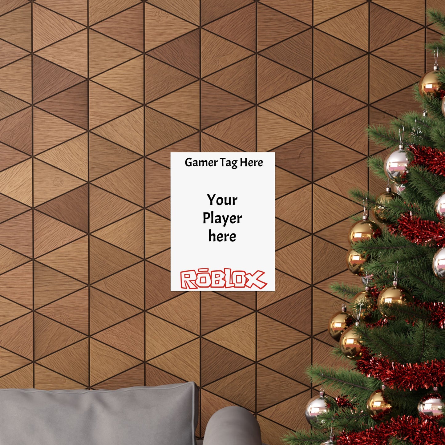 Customizable Roblox Poster