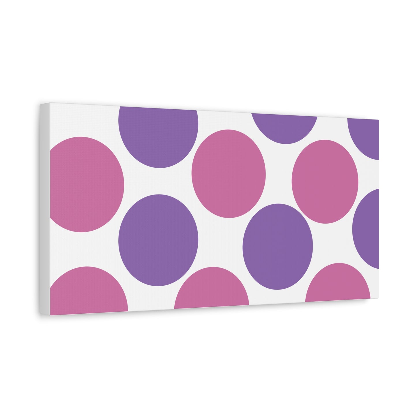 Polka Dot Canvas Wall Art