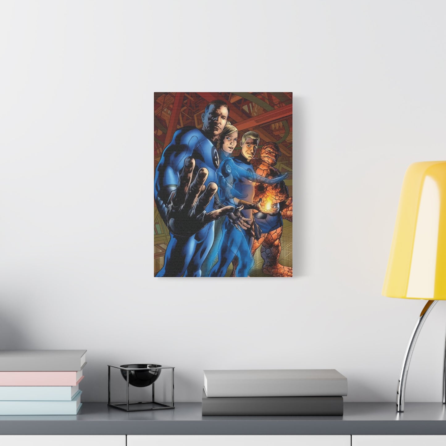 Superhero Art Canvas Print