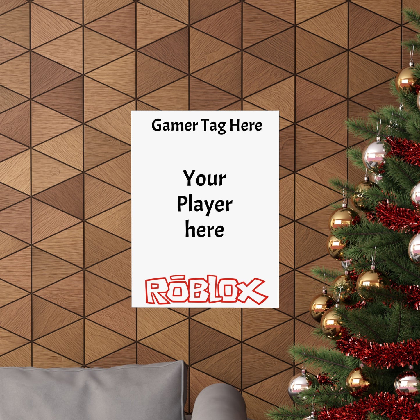 Customizable Roblox Poster