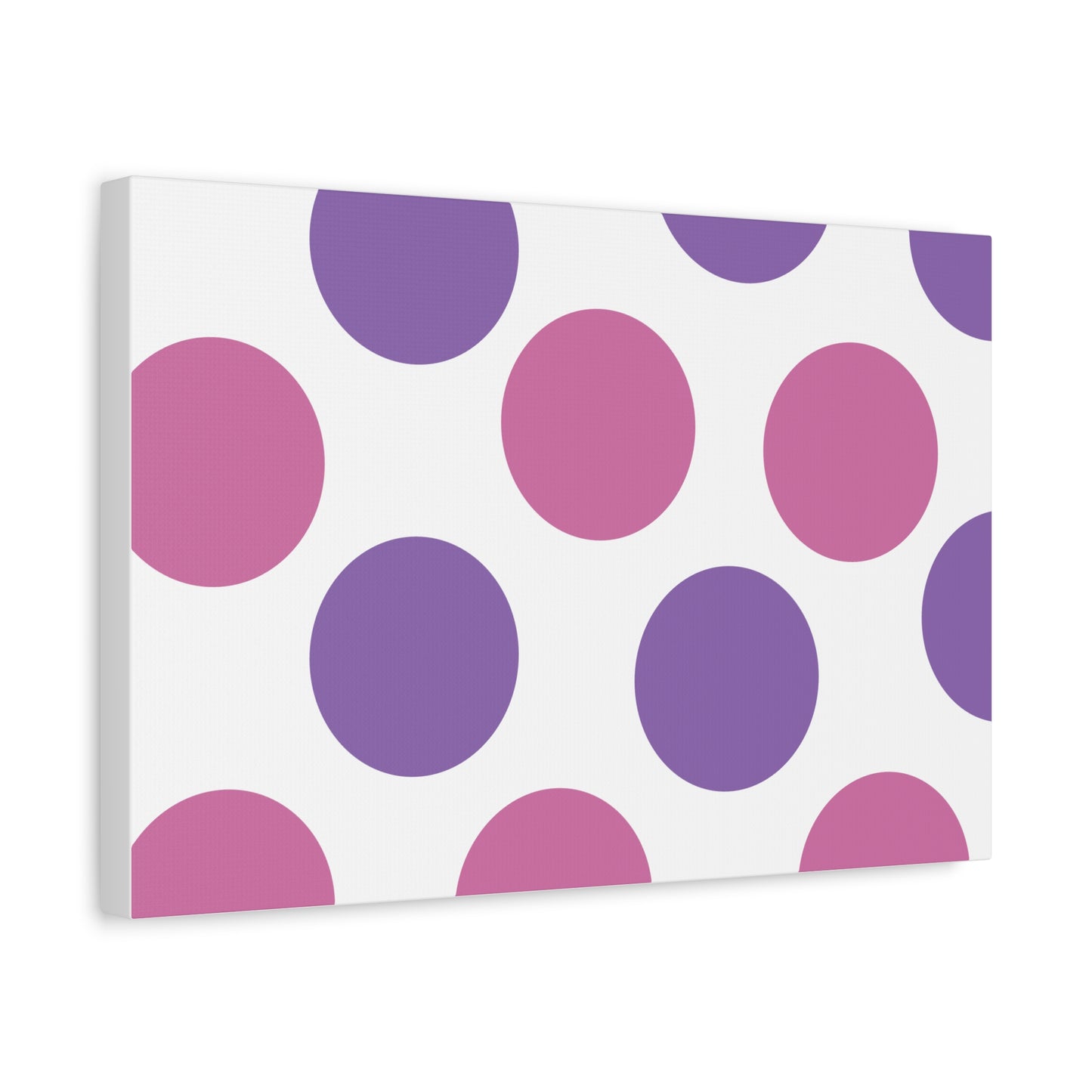 Polka Dot Canvas Wall Art