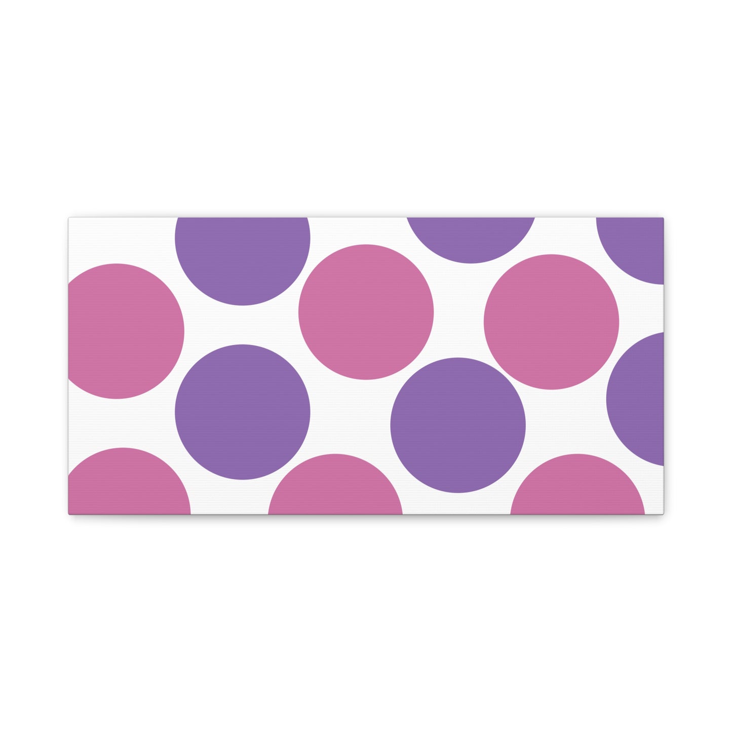 Polka Dot Canvas Wall Art