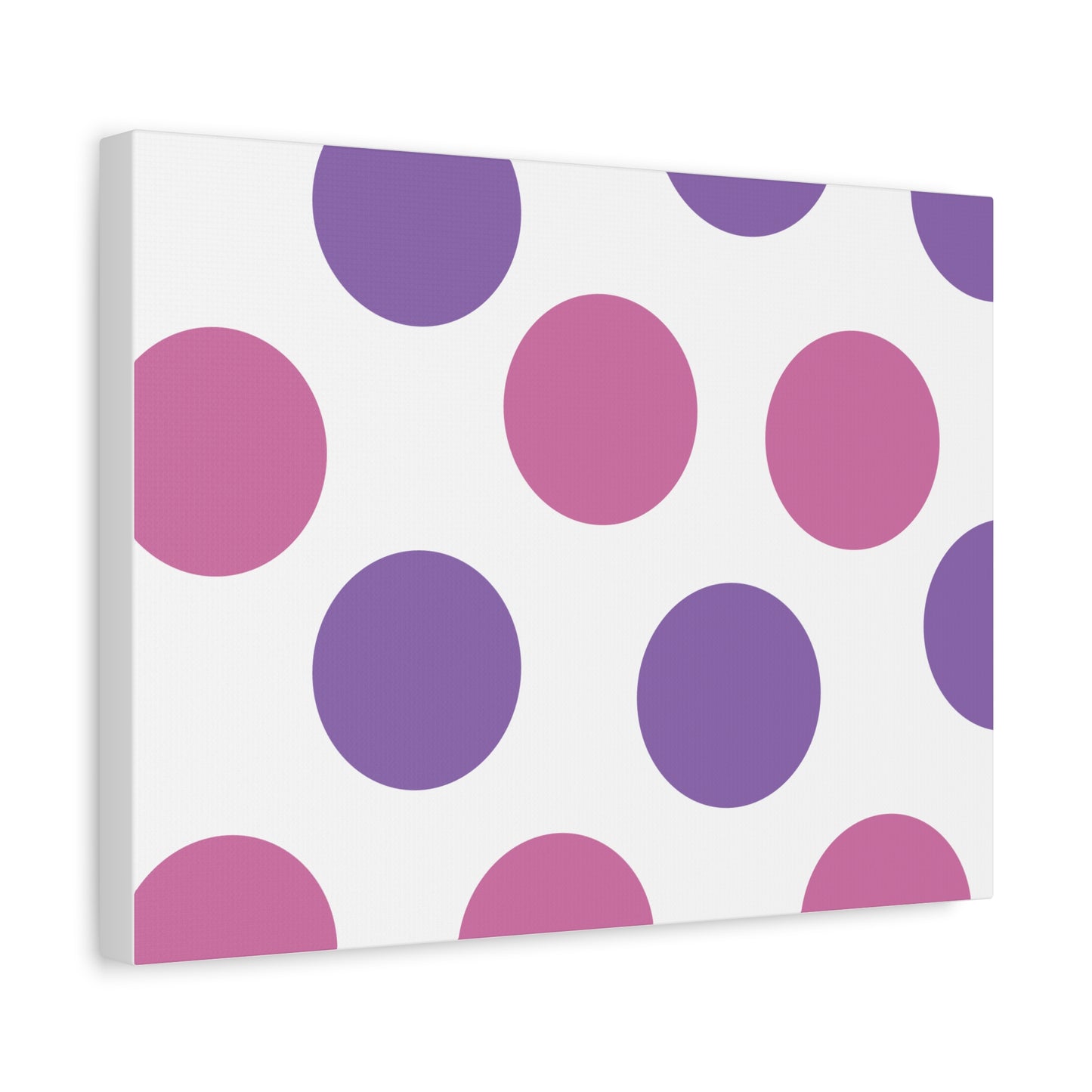 Polka Dot Canvas Wall Art