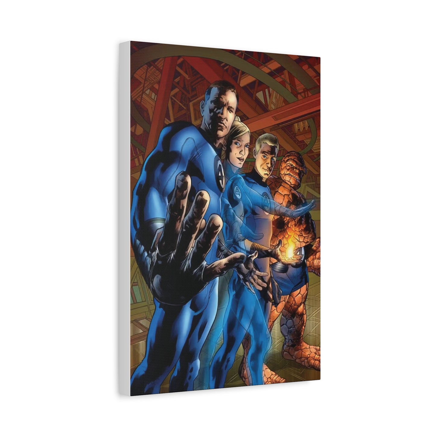 Superhero Art Canvas Print