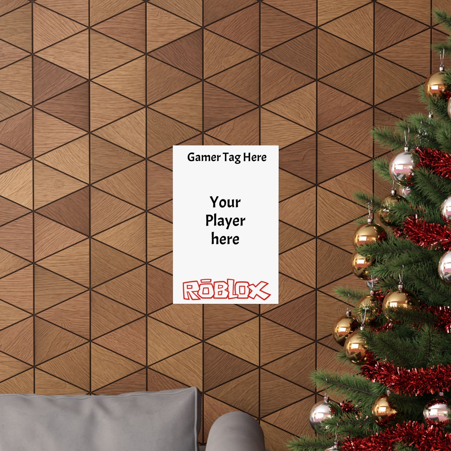 Customizable Roblox Poster