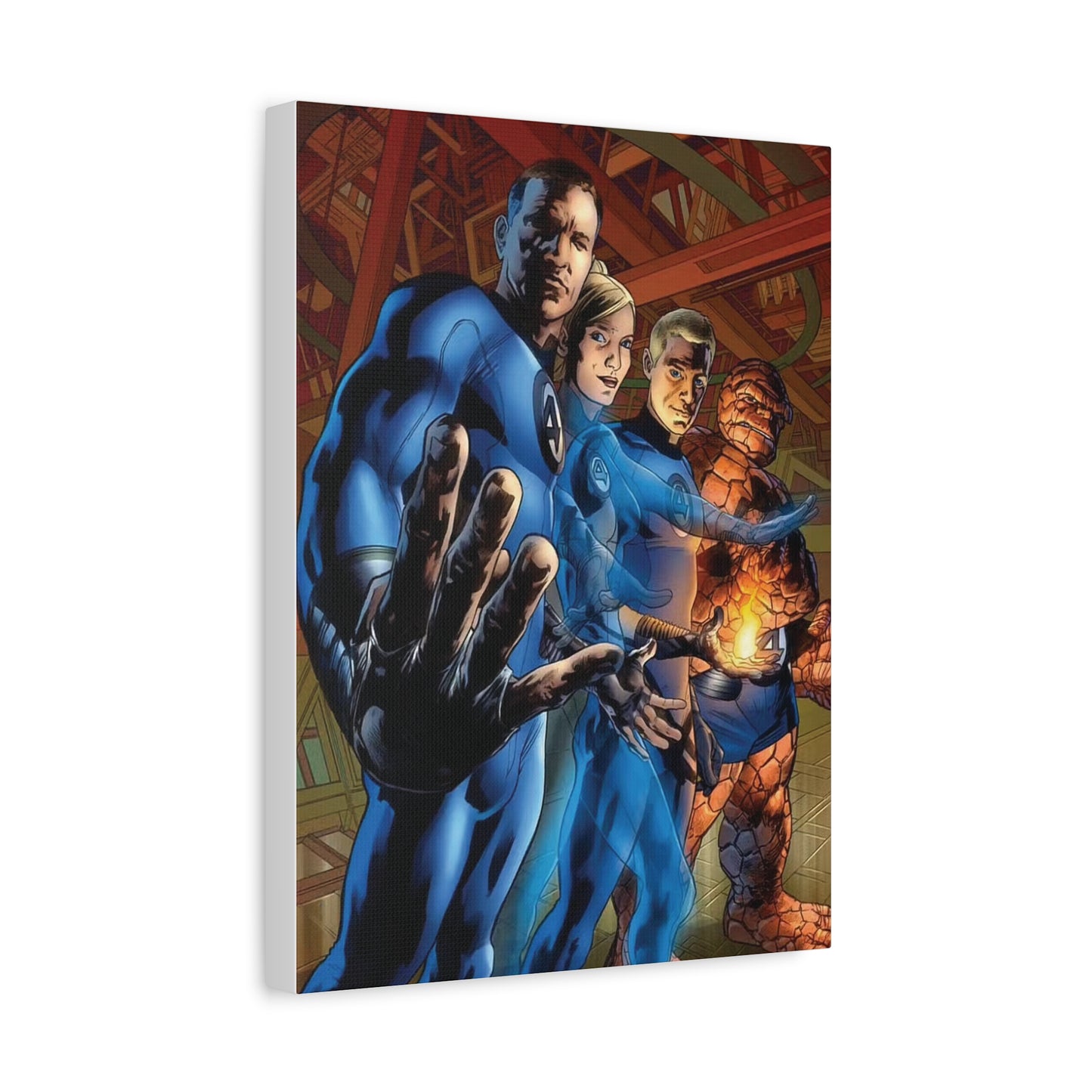Superhero Art Canvas Print