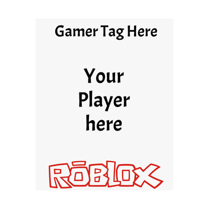 Customizable Roblox Poster