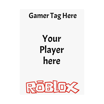 Customizable Roblox Poster