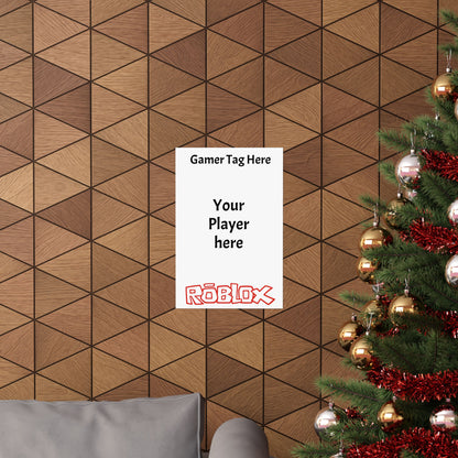Customizable Roblox Poster